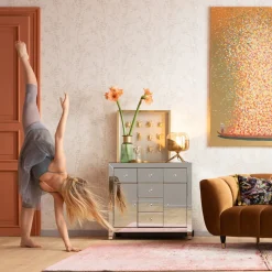 Kommode Luxury 2-türig 6 Schübe