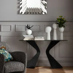 Konsole Gloria Schwarz 140x81cm