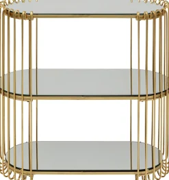 Konsole Wire Brass 81x78cm