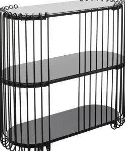 Konsole Wire Schwarz 81x78cm