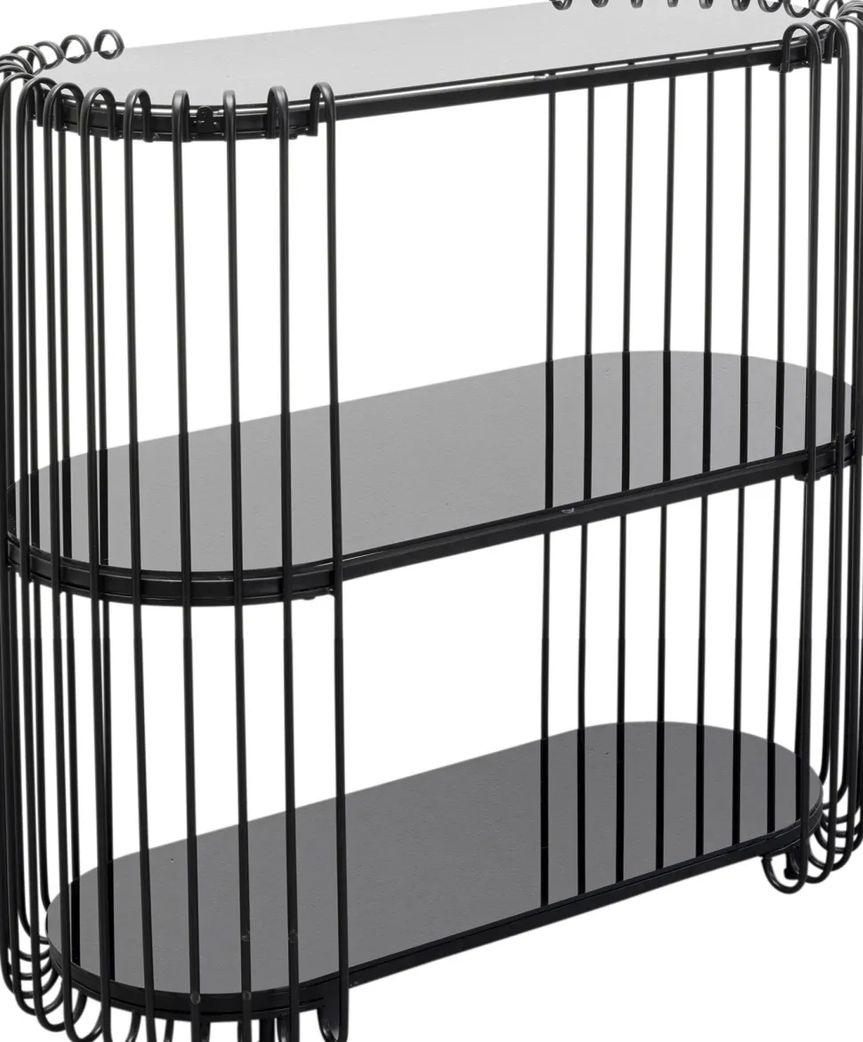 Konsole Wire Schwarz 81x78cm