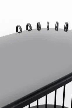 Konsole Wire Schwarz 81x78cm