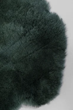 Lammfell Heidi Dunkelgrün 60x85cm
