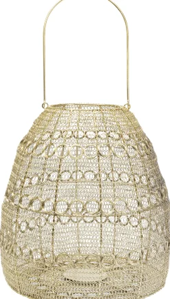 Laterne Hayat Cone Brass 37cm