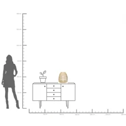 Laterne Hayat Cone Brass 37cm