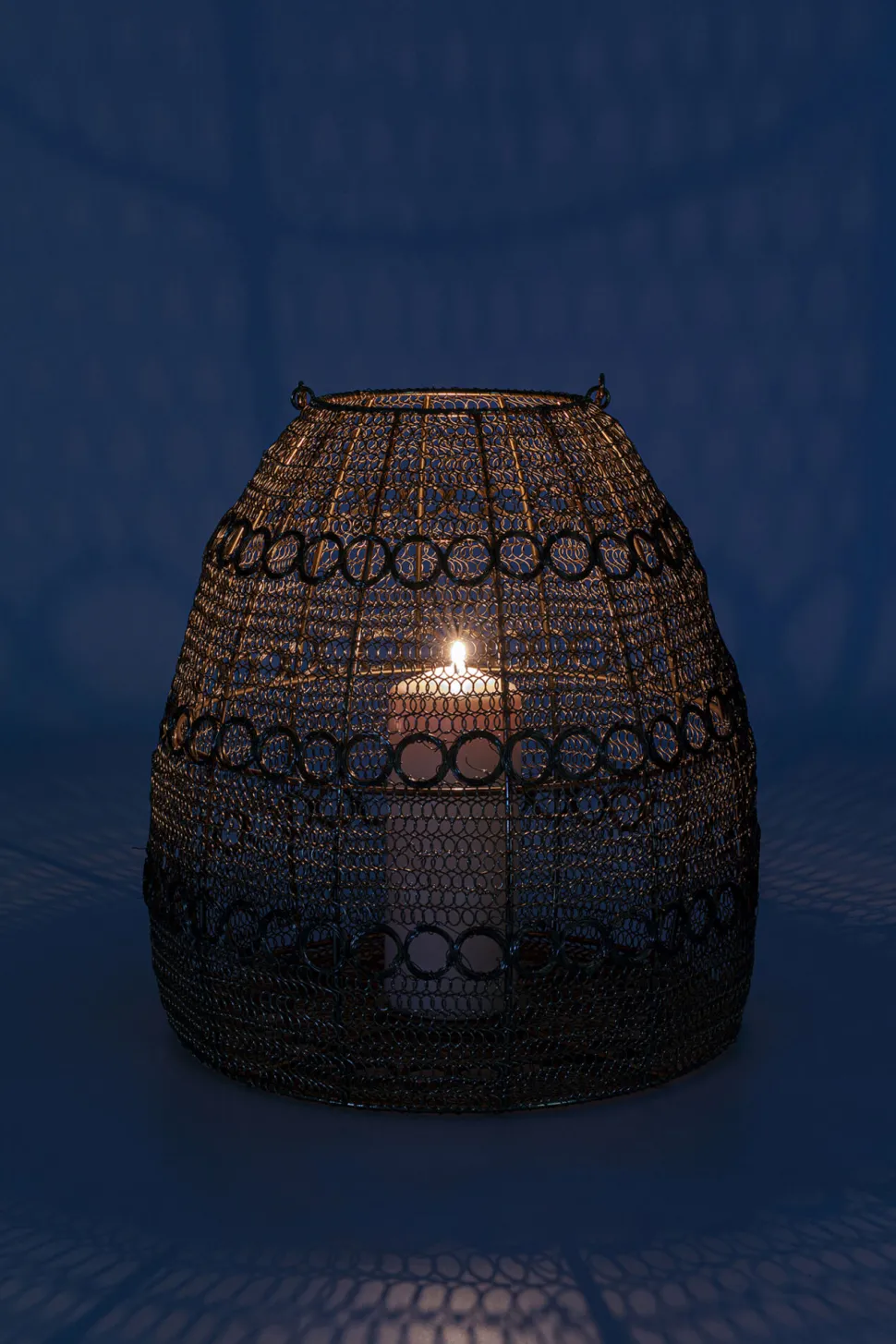 Laterne Hayat Cone Brass 37cm