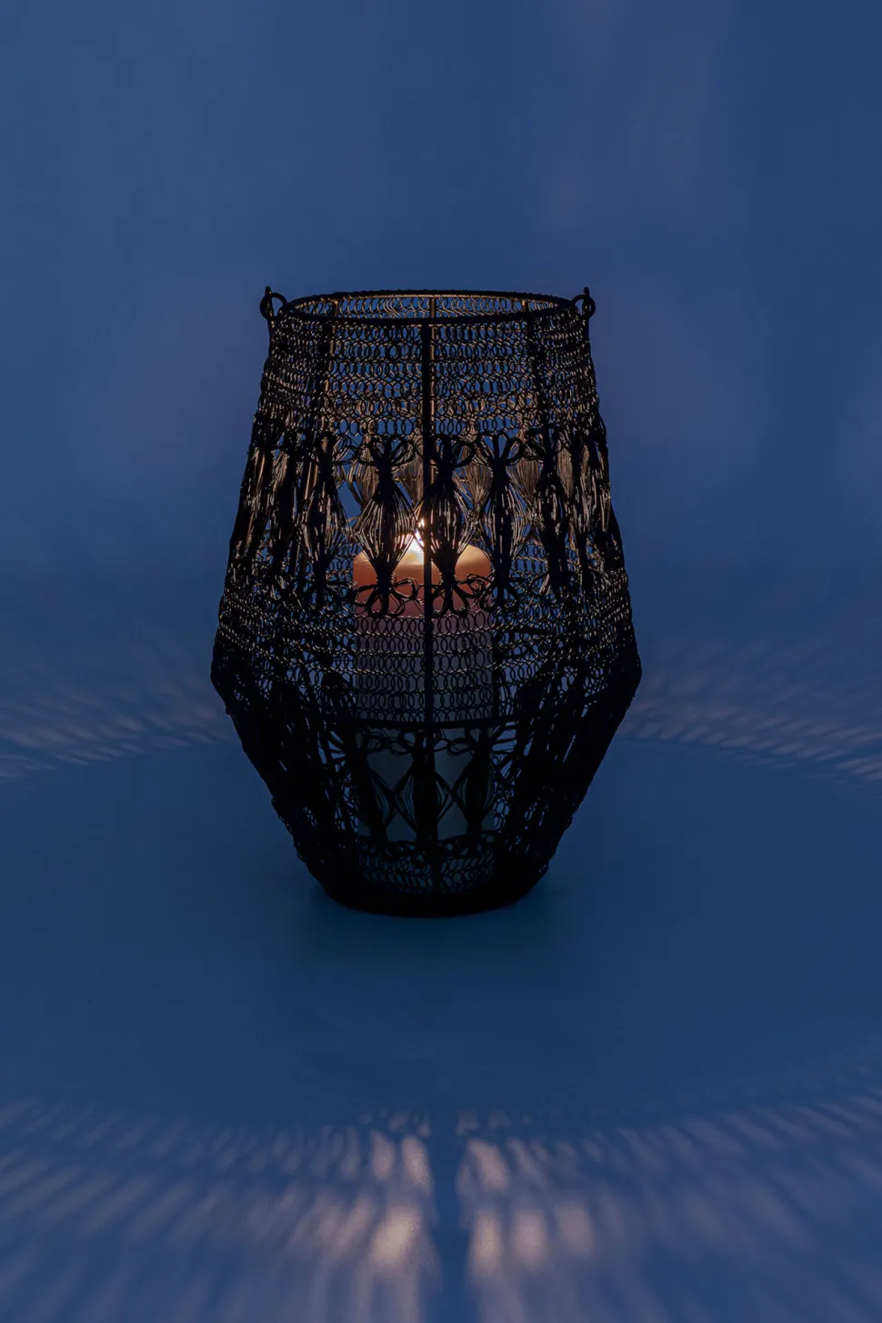 Laterne Hayat Schwarz 33cm