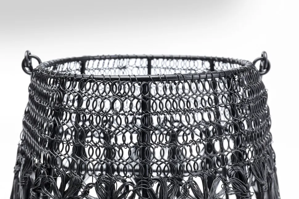 Laterne Hayat Schwarz 33cm