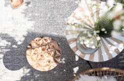 Outdoor Teppich Medaillon 160x230cm