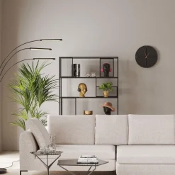 Regal Bologna Schwarz 125x200cm