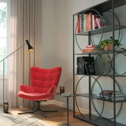 Regal Circle Schwarz 100x200cm