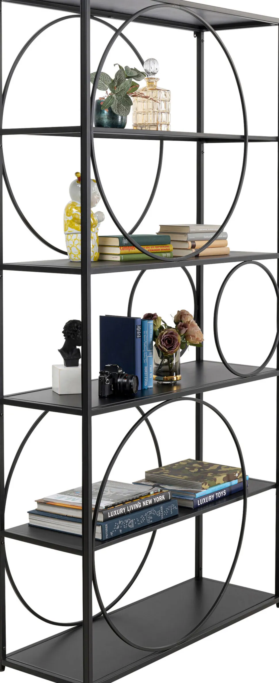 Regal Circle Schwarz 100x200cm