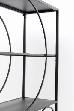 Regal Circle Schwarz 100x200cm