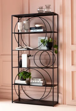 Regal Circle Schwarz 100x200cm