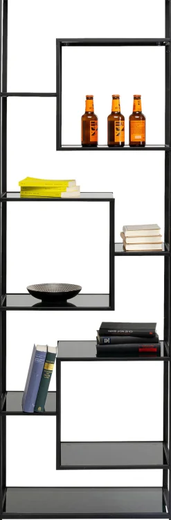 Regal Loft Schwarz 60x195cm