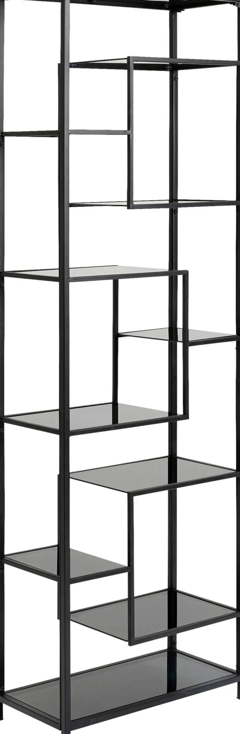 Regal Loft Schwarz 60x195cm