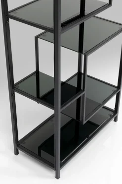 Regal Loft Schwarz 60x195cm