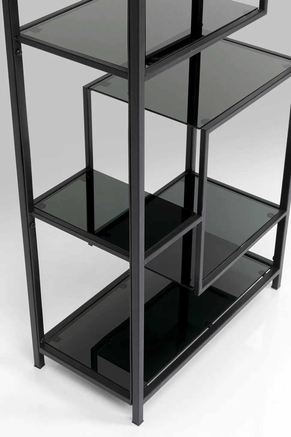 Regal Loft Schwarz 60x195cm