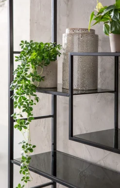 Regal Loft Schwarz 115x195cm