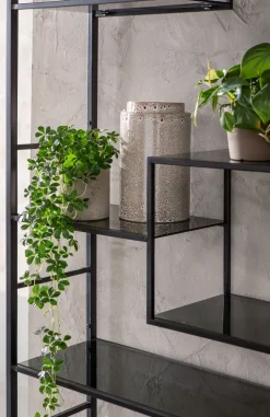 Regal Loft Schwarz 115x195cm