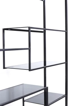Regal Loft Schwarz 115x195cm
