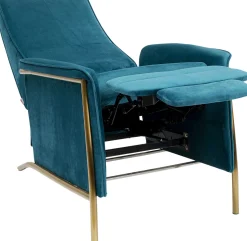 Relaxsessel Lazy Velvet Blau