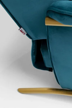 Relaxsessel Lazy Velvet Blau