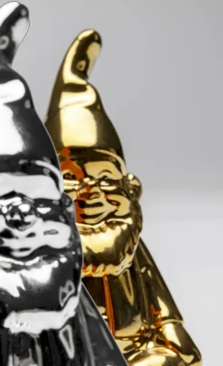 Salz und Pfeffer Zwerg Silber Und Gold (2/Set)