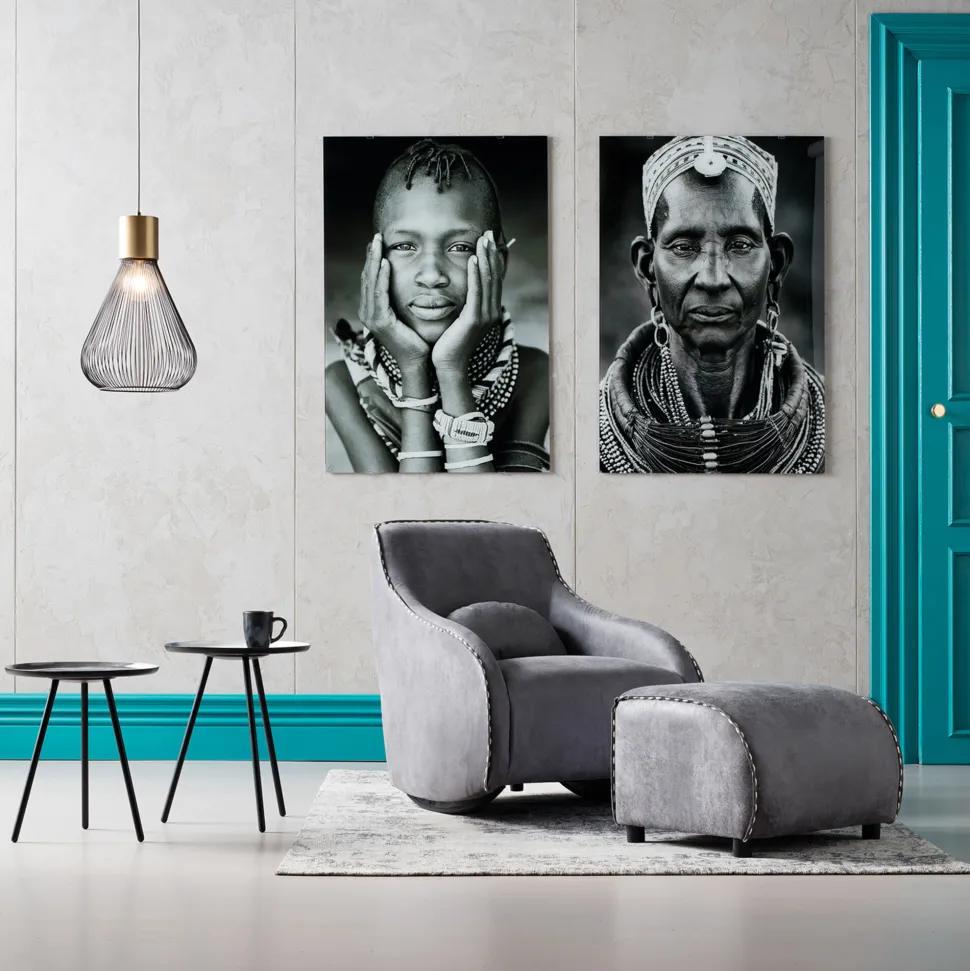 Schaukelsessel Swing Ritmo Vintage Grey