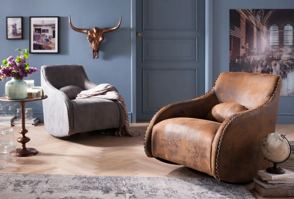 Schaukelsessel Swing Ritmo Vintage Grey