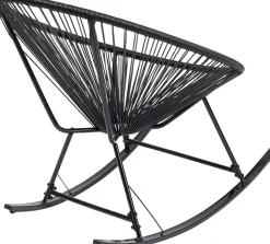 Schaukelstuhl Acapulco Mono Schwarz