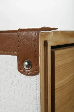 Schrankkoffer Croco White Cosmopolitan