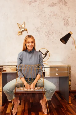 Schreibtisch Luxury Pearl 140x60cm