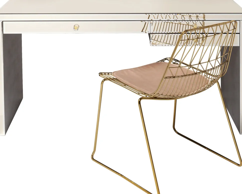 Schreibtisch Luxury Pearl 140x60cm