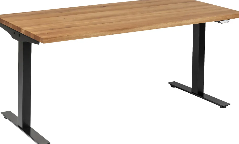 Schreibtisch Office Jackie Eiche Schwarz 160x80