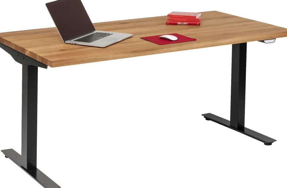 Schreibtisch Office Jackie Eiche Schwarz 160x80