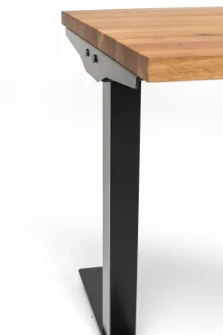 Schreibtisch Office Jackie Eiche Schwarz 160x80