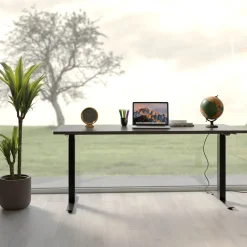 Schreibtisch Office Smart Schwarz Schwarz 140x70