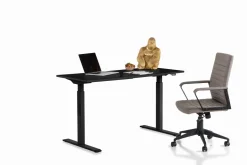 Schreibtisch Office Smart Schwarz Schwarz 140x70