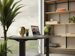 Schreibtisch Office Smart Schwarz Schwarz 140x70