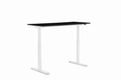 Schreibtisch Office Smart Weiß Schwarz 140x70