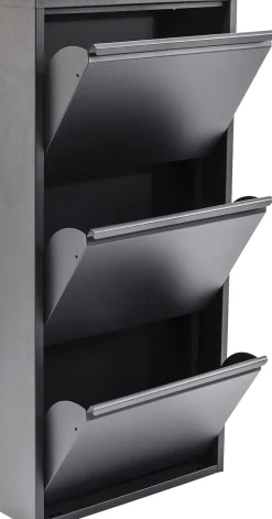 Schuhkipper Caruso 3-er Anthrazit