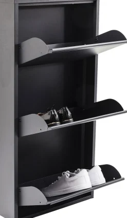 Schuhkipper Caruso 3-er Anthrazit