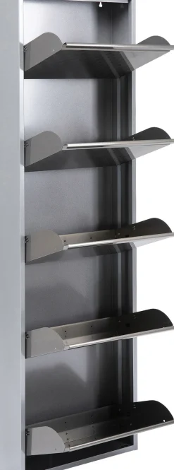 Schuhkipper Caruso 5-er silber/geflext