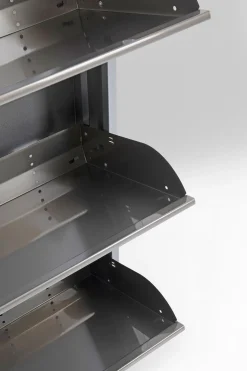 Schuhkipper Caruso 5-er silber/geflext