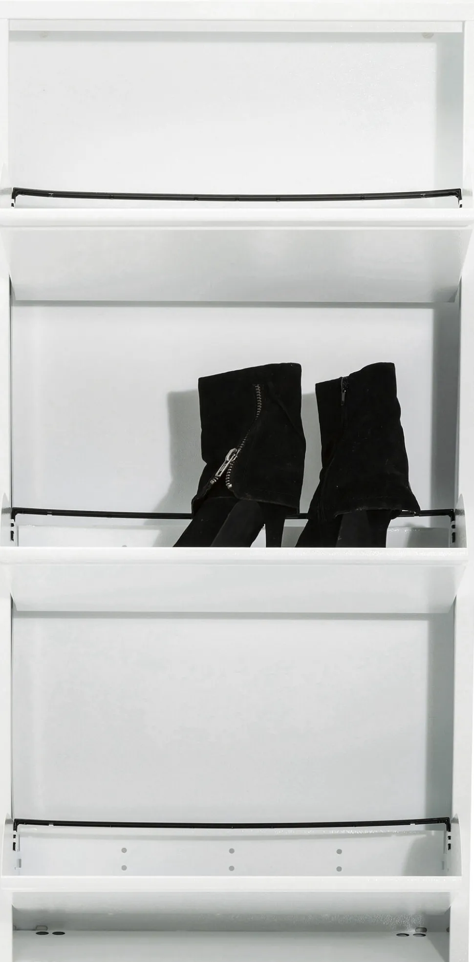 Schuhkipper Caruso 3-er Weiß