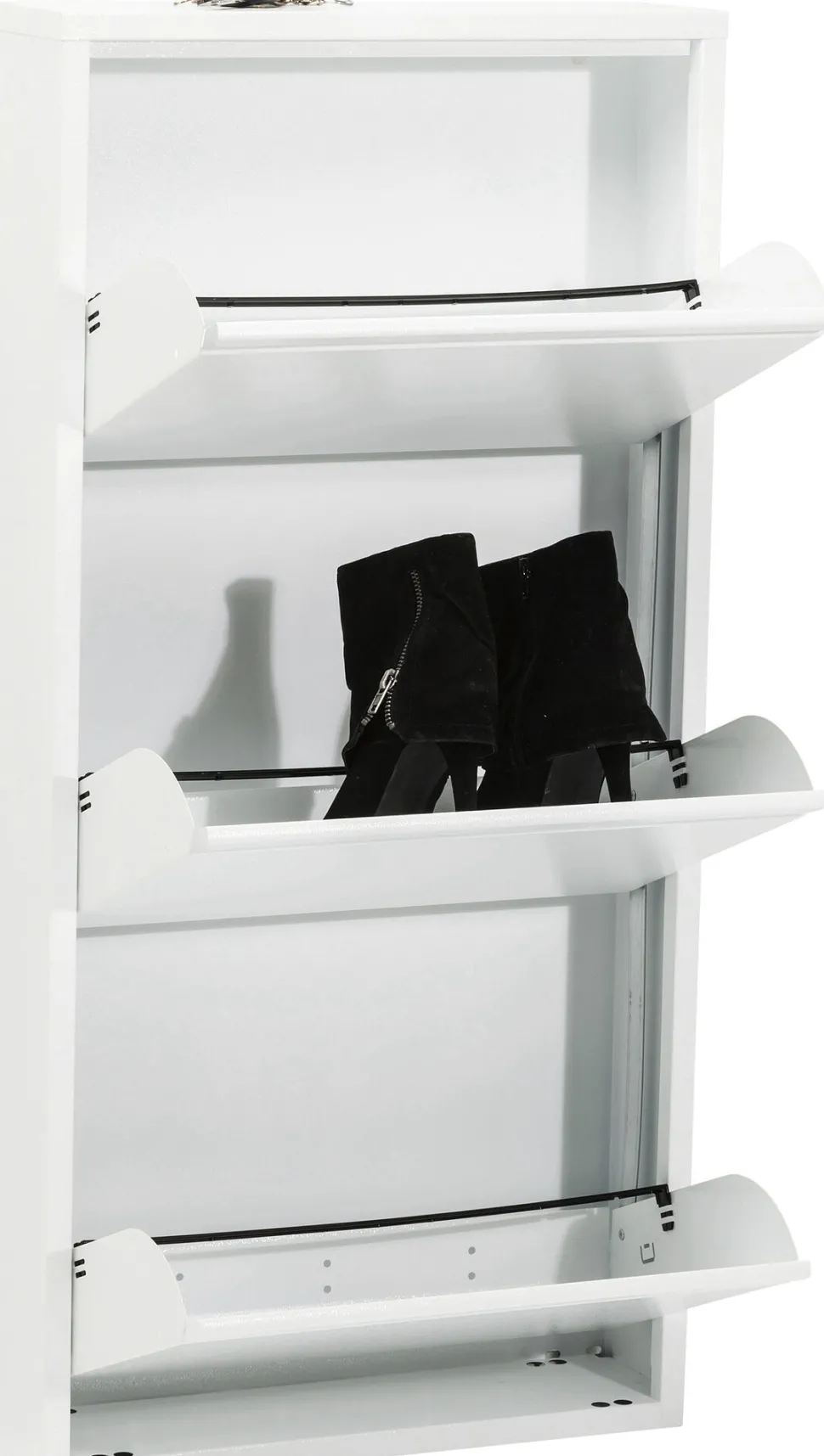 Schuhkipper Caruso 3-er Weiß