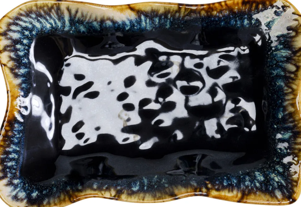 Servierplatte Lio Dunkelblau 17x26cm