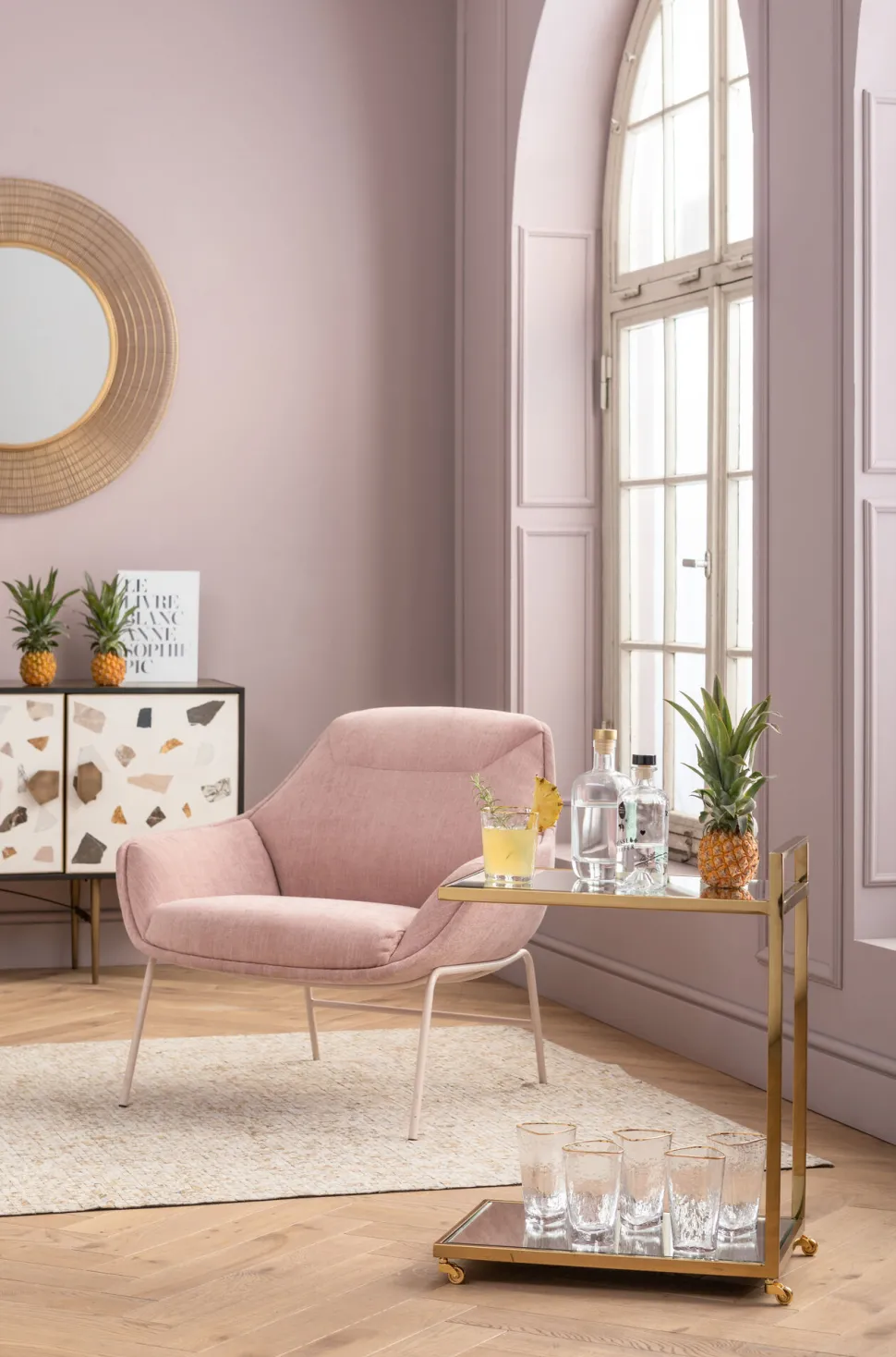 Servierwagen Classy Gold