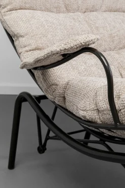 Sessel + Hocker Vienna Swing Beige